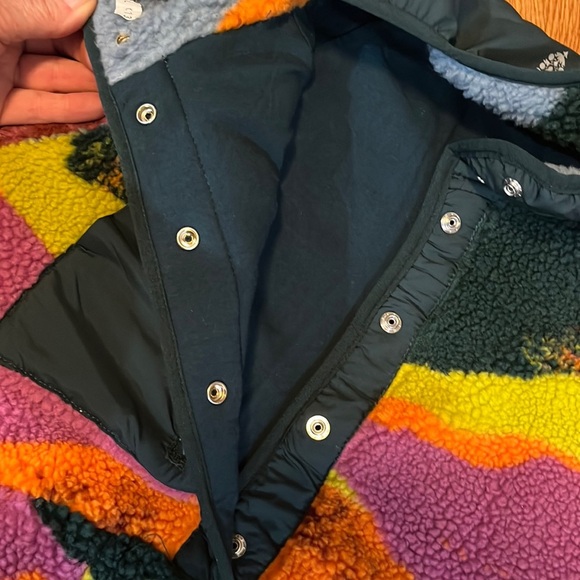 Free People Hit the Slopes Printed Color Block Jacket Size Large NWT - Picture 11 of 16